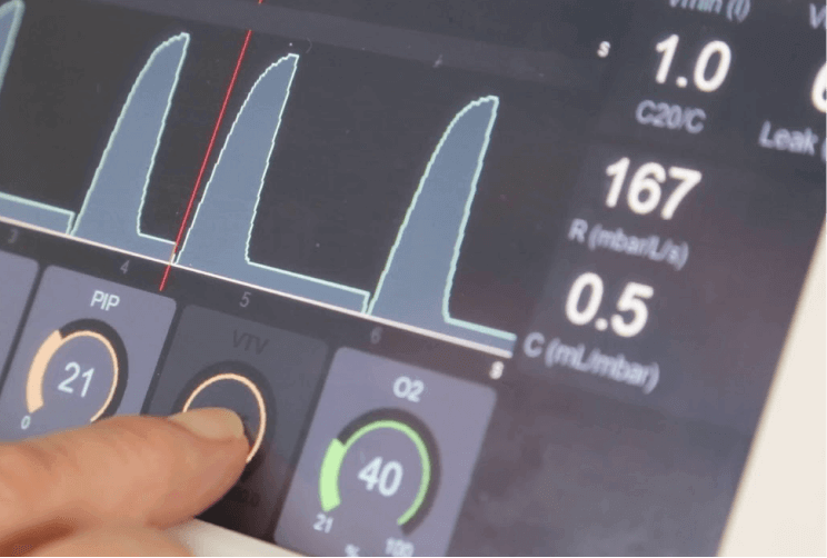 sle6000 finger pressing button